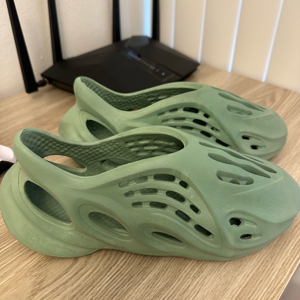 Green Slip-On Foam Shoes